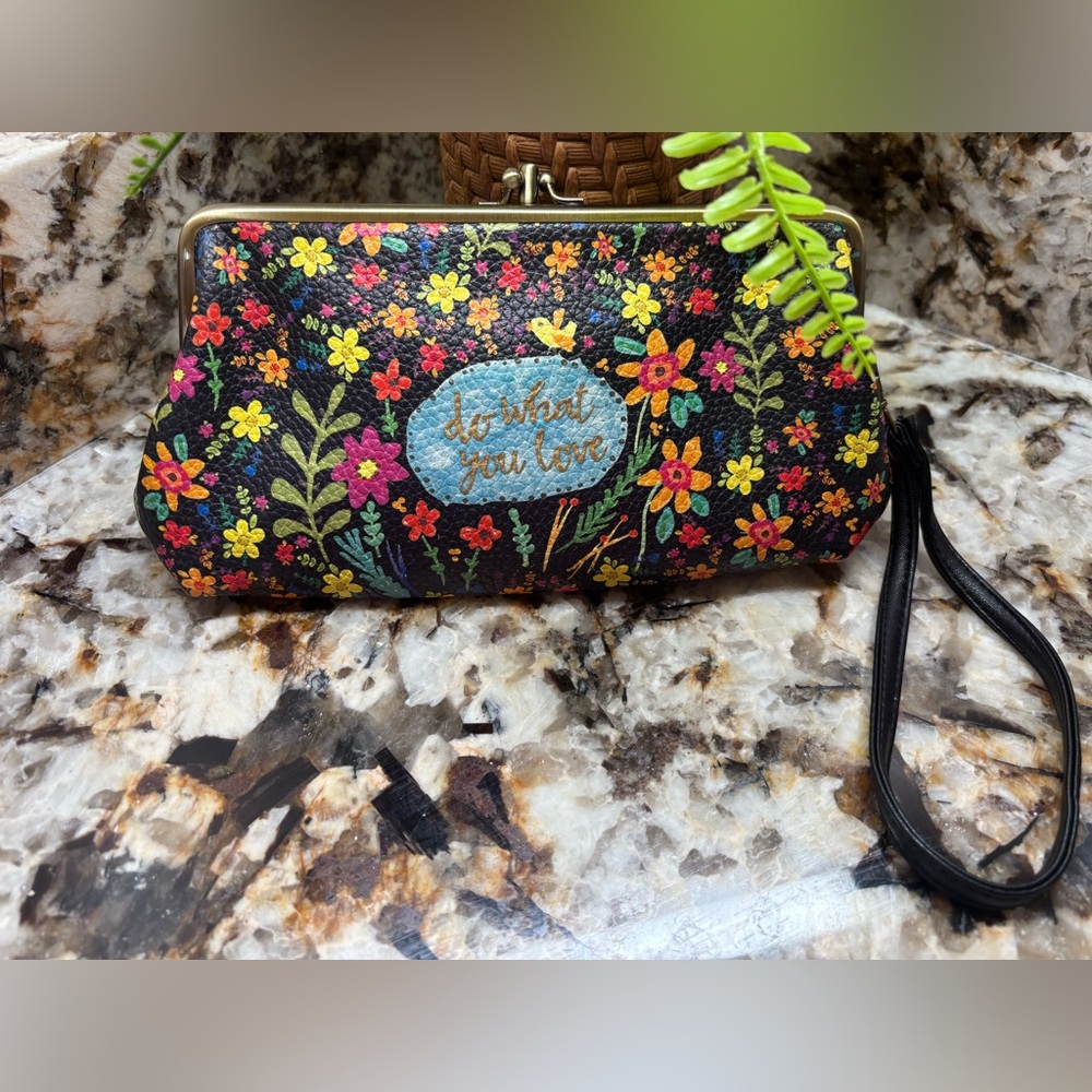 NATURAL LIFE Colorful Floral Wristlet Clutch - Picture 12 of 13